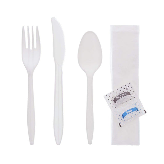 Kutlury Kit 6ps (Forks,Spoon,Knives,Salt,Paper,Napkin) 250/CS