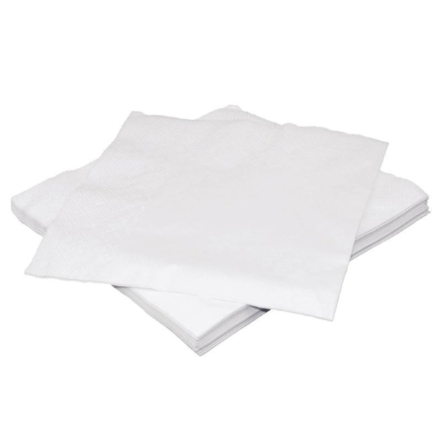 1 Ply Lunch Napkins 1/4 Fold White 12 x 500