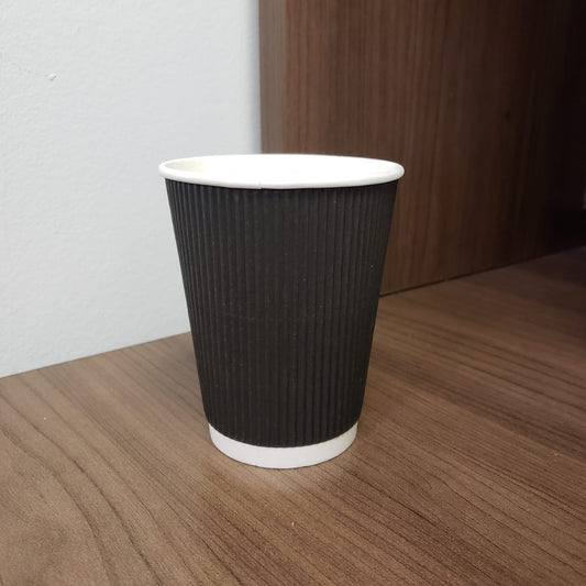 8oz BLACK Ripple Cup 500/CS