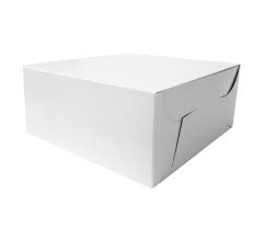 White Cake Boxes 250 Pcs 8x5x2