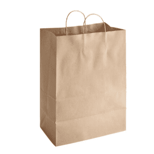 13x7x17 KRAFT PAPER BAG WITH HANDLE