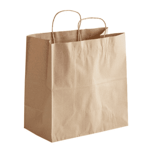 13X7X13 KRAFT PAPER BAG WITH HANDLE