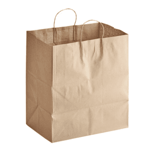 14X10X14 KRAFT PAPER BAG WITH HANDLE